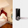OS8818 Contraseña + Llave + Tarjeta de sensor Cerradura de puerta electrónica de aleación de zinc Pantalla táctil Cerradura de código electrónico, OS8818