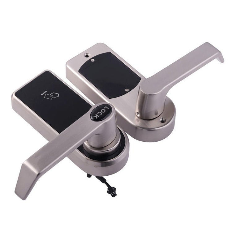 OS8818 Contraseña + Llave + Tarjeta de sensor Cerradura de puerta electrónica de aleación de zinc Pantalla táctil Cerradura de código electrónico, OS8818