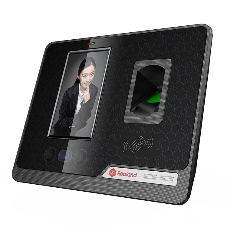 Realand G505 4,3 pulgadas Color TFT pantalla táctil cara huella digital WiFi máquina de asistencia de tiempo remoto, G505