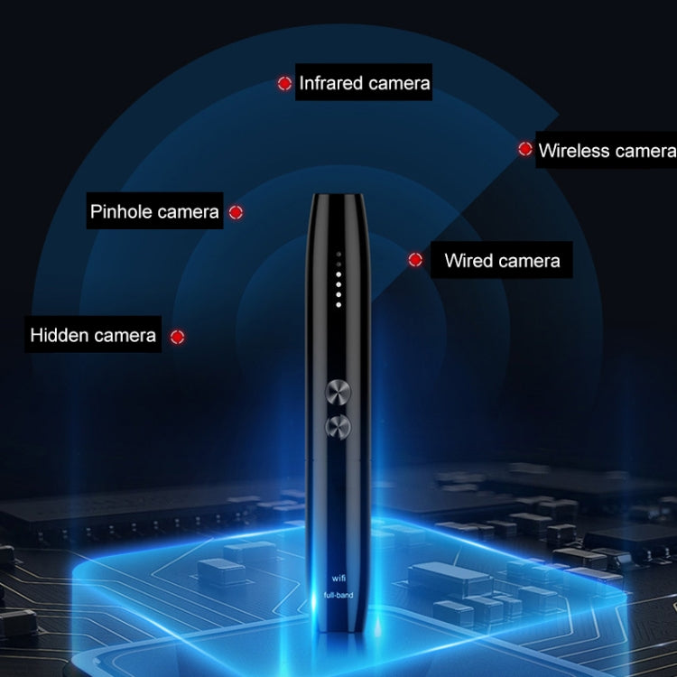 Detector de lente de cámara IR WT09, dispositivo de detección de señal inalámbrica, Detector de radiofrecuencia con Radar GPS antiseguimiento
