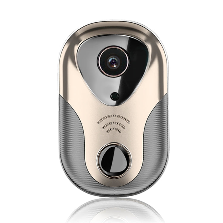 Timbre de intercomunicación HD de red 163Eye L1-NJ Smart Visual WIFI 1.3MP, compatible con tarjeta Micro SD y visión nocturna, 163Eye Gold, 163Eye