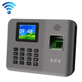 Asistencia de tiempo de huellas dactilares Realand AL325D con pantalla a color de 2,4 pulgadas, función de tarjeta de identificación, WiFi y batería, AL325D