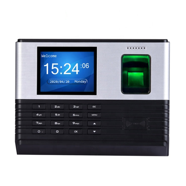 Asistencia de tiempo de huellas dactilares Realand AL355 con pantalla a color de 2,8 pulgadas, función de tarjeta de identificación y WiFi, AL355