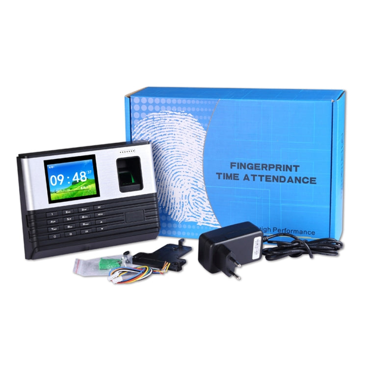 Asistencia de tiempo de huellas dactilares Realand AL355 con pantalla a color de 2,8 pulgadas, función de tarjeta de identificación y WiFi, AL355