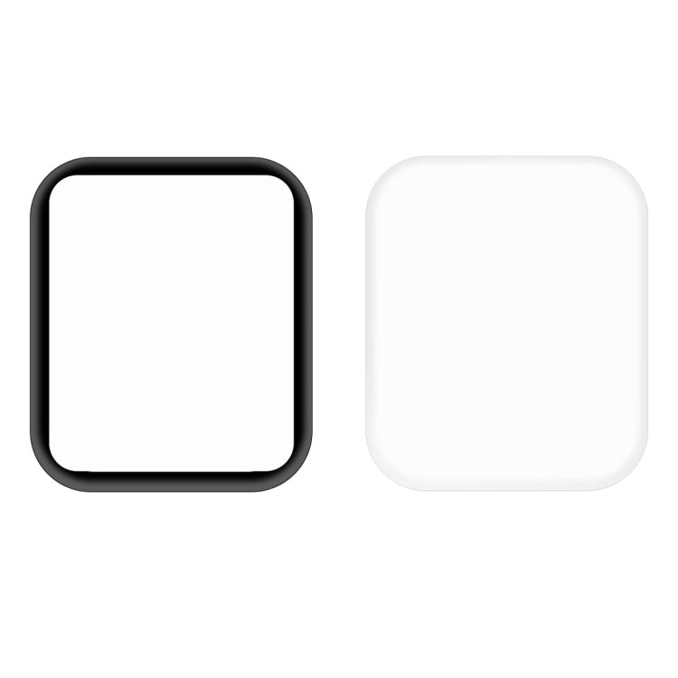 2 PCS ENKAY Hat-Prince 3D Pantalla completa PET + 3D Pantalla completa Galvanoplastia PET Curvo Heat Bending HD Protector de pantalla para Apple Watch Series 4 44 mm, For Apple Watch Series 6 / 5 / 4 / Watch SE 44mm