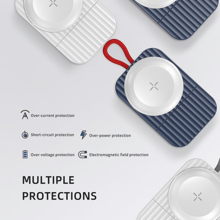 Cargador inalámbrico magnético portátil ROCK W26 para Apple Watch, W26 USB Interface