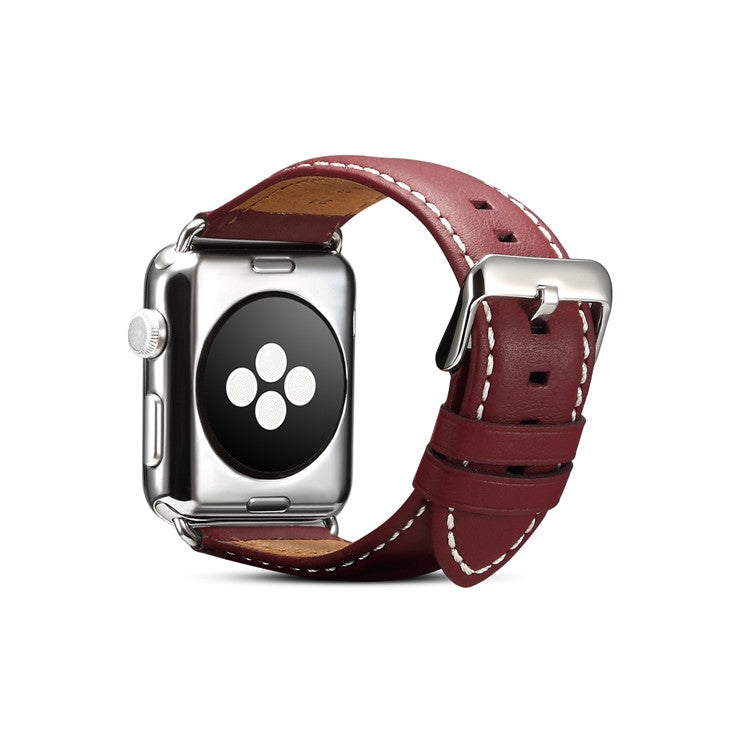 Denior Environmental Luxury Car Watch Correa de reloj de cuero para Apple Watch Ultra 49 mm / Series 8 y 7 45 mm / SE 2, 6, SE y 5 y 4 44 mm / 3, 2 y 1 42 mm