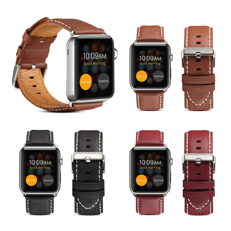 Denior Environmental Luxury Car Watch Correa de reloj de cuero para Apple Watch Ultra 49 mm / Series 8 y 7 45 mm / SE 2, 6, SE y 5 y 4 44 mm / 3, 2 y 1 42 mm