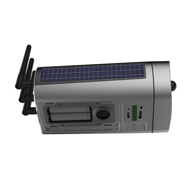 T8 1080P Full HD Batería solar Ultra baja potencia Sonido Luz Alarma Cámara de red, Soporte Detección de movimiento, Visión nocturna, Audio bidireccional, Tarjeta TF, T8