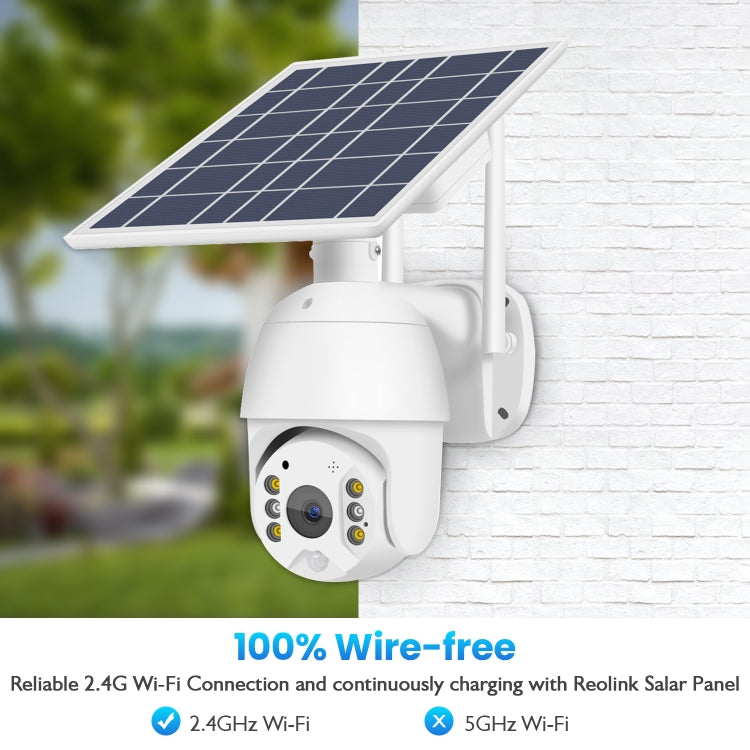 Cámara WiFi con energía solar T16 1080P Full HD, compatible con alarma PIR, visión nocturna, audio bidireccional, tarjeta TF, WiFi