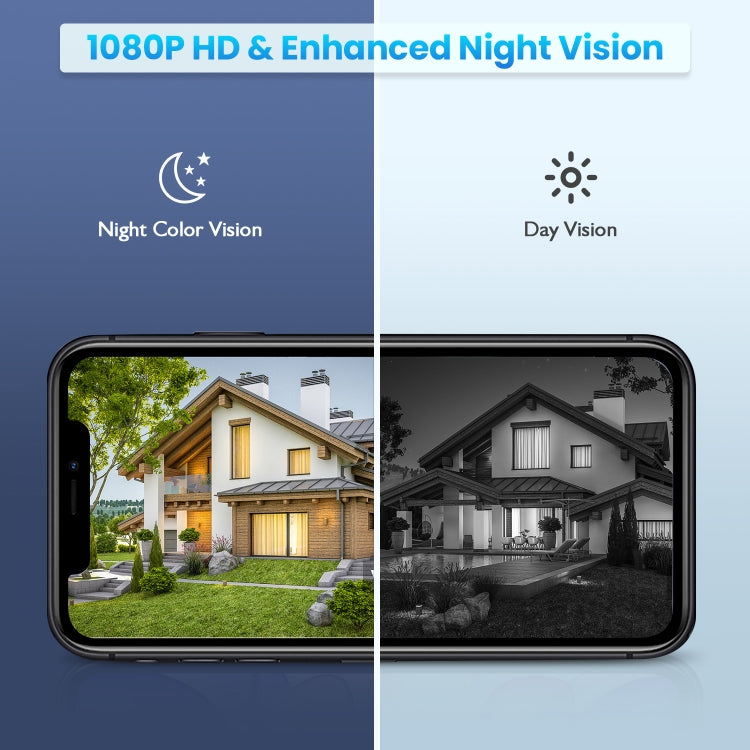 T16 1080P Full HD 4G (versión de la UE) Cámara de monitoreo de red con energía solar, soporte PIR + alarma de radar, visión nocturna, audio bidireccional, tarjeta TF, 4G (EU Version)