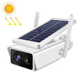 T13-2 1080P HD Cámara de seguridad WiFi de 2,4 GHz con energía solar y batería, compatible con detección de movimiento, visión nocturna, audio bidireccional, tarjeta TF, T13-2 with Battery