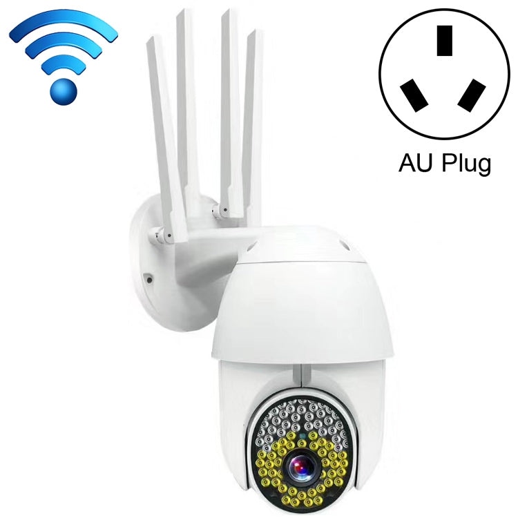 Cámara de vigilancia de alta definición QX38 1080P WiFi cámara domo para exteriores, compatible con visión nocturna y detección de movimiento y voz bidireccional, QX38