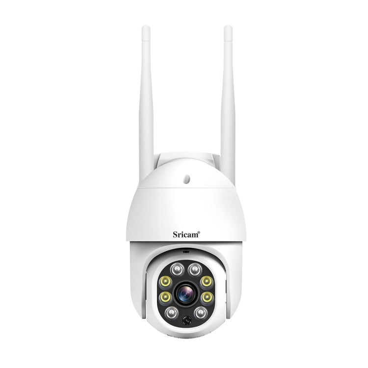 Cámara PTZ para exteriores Sricam SP028 1080P HD, compatible con audio bidireccional / detección de movimiento / detección de humanoides / visión nocturna en color / tarjeta TF, enchufe de EE. UU., SP028 AU Plug, SP028 EU Plug, SP028 UK Plug           ...
