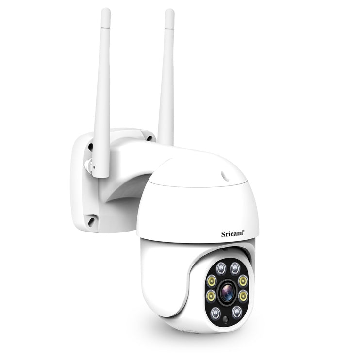 Cámara PTZ para exteriores Sricam SP028 1080P HD, compatible con audio bidireccional / detección de movimiento / detección de humanoides / visión nocturna en color / tarjeta TF, enchufe de EE. UU., SP028 AU Plug, SP028 EU Plug, SP028 UK Plug           ...