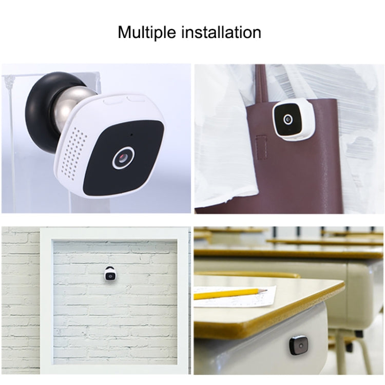 CAMSOY C9 HD 1280 x 720P Cámara de vigilancia inteligente portátil WiFi inalámbrica gran angular de 70 grados, compatible con visión derecha infrarroja y detección de movimiento Alarma y grabación en bucle y captura temporizada, C9