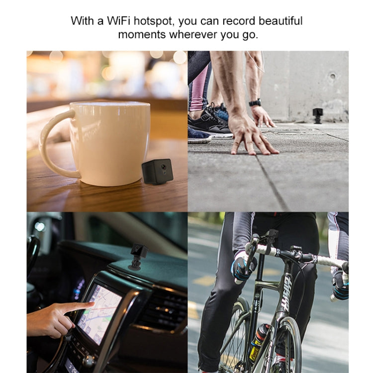 CAMSOY S8 HD 1280 x 720P Cámara de vigilancia inteligente WiFi inalámbrica gran angular de 140 grados, compatible con visión derecha automática fotosensible, detección de movimiento y grabación en bucle, S8