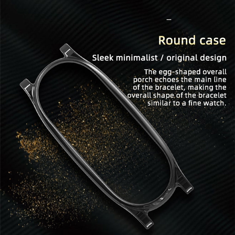 Mijobs Correa de reloj de metal de acero inoxidable para Xiaomi Mi Band 3, 4, 5 y 6