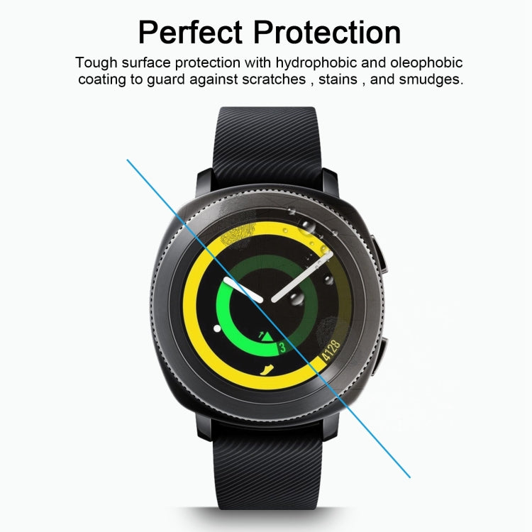 ENKAY Hat-Prince para Samsung Gear Sport Smart Watch 0,2 mm 9H Dureza superficial 2.15D Película de pantalla de vidrio templado a prueba de explosiones, For  Samsung Gear Sport