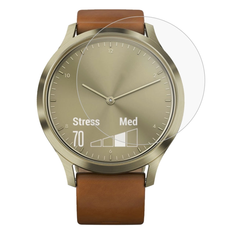 2 uds ENKAY Hat-Prince para reloj inteligente Garmin Vivomove HR 0,2mm 9H dureza superficial 2.15D película de pantalla de vidrio templado a prueba de explosiones, For Garmin Vivomove HR