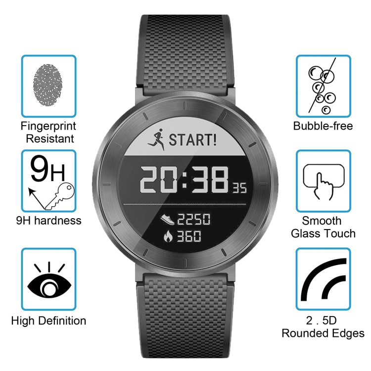 ENKAY Hat-Prince para Huawei Honor S1 Smart Watch 0,2 mm 9H Dureza superficial 2.15D Película de pantalla de vidrio templado a prueba de explosiones