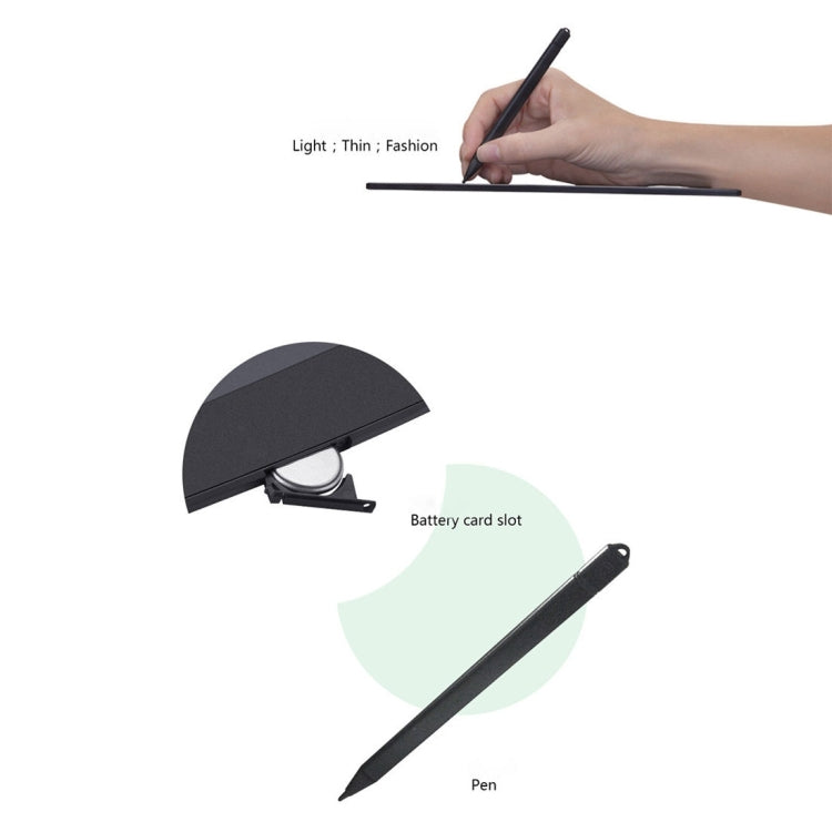 Howshow Tableta de escritura/tablero de escritura sin papel E-Note con sensor de presión LCD de 8,5 pulgadas, 8.5 inch Black, 8.5 inch Green, 8.5 inch Blue, 8.5 inch Red, 8.5 inch White