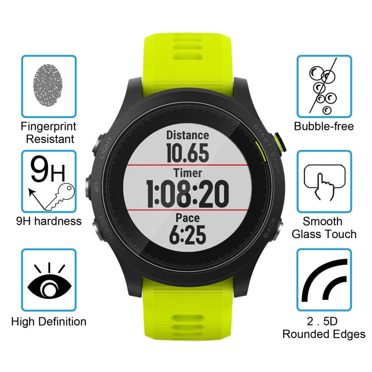 ENKAY Hat-Prince para reloj inteligente Garmin Forerunner 935 0,2 mm 9H Dureza superficial 2.15D Película de pantalla completa de vidrio templado a prueba de explosiones