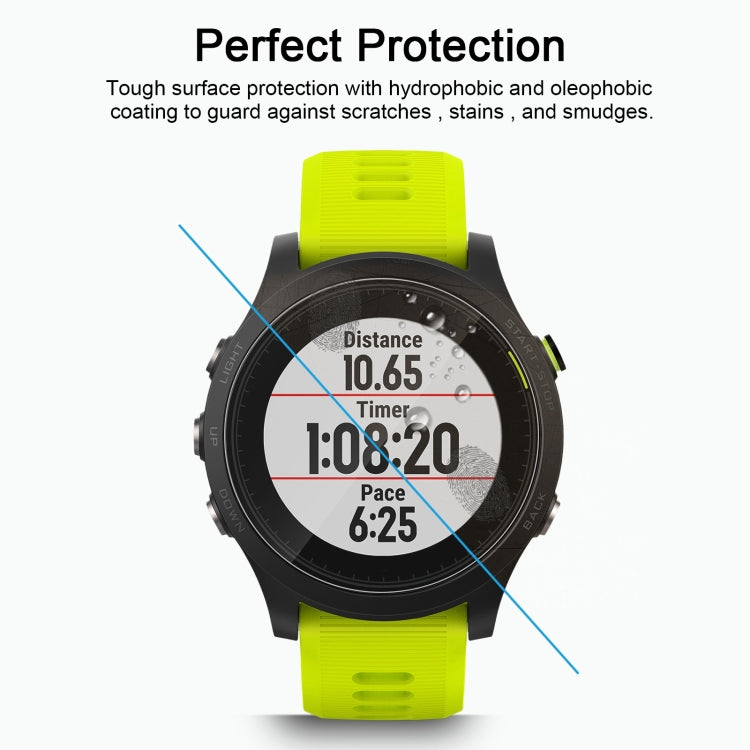 ENKAY Hat-Prince para reloj inteligente Garmin Forerunner 935 0,2 mm 9H Dureza superficial 2.15D Película de pantalla completa de vidrio templado a prueba de explosiones