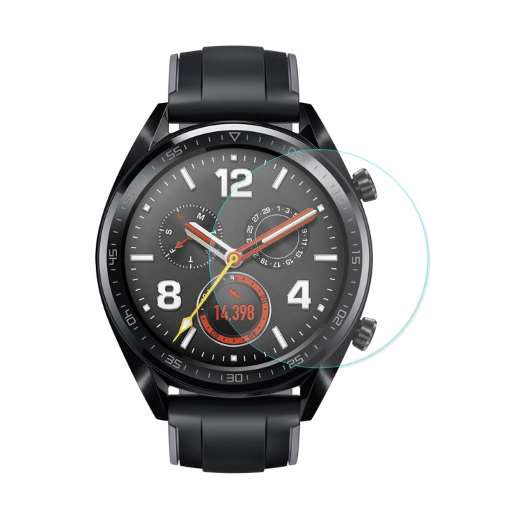 ENKAY Hat-Prince 0,2 mm 9H 2.15D Película de vidrio templado con borde curvo para Huawei Watch GT 46 mm, Huawei Watch GT