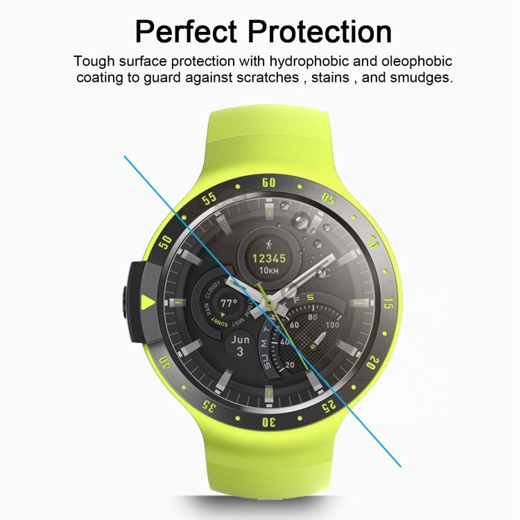 ENKAY Hat-Prince 0,2 mm 9H 2.15D Película de vidrio templado con borde curvo para TicWatch S, TicWatch S