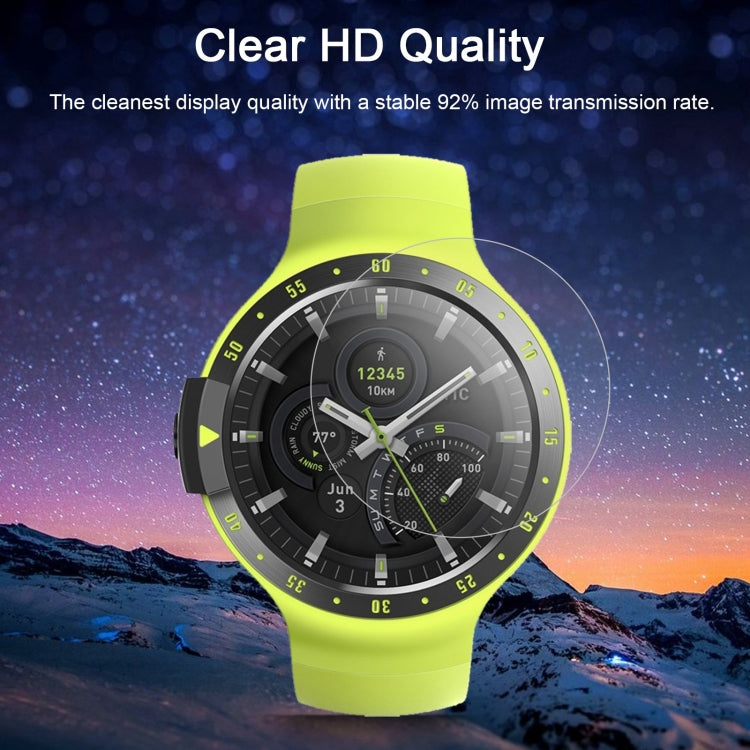 ENKAY Hat-Prince 0,2 mm 9H 2.15D Película de vidrio templado con borde curvo para TicWatch S, TicWatch S