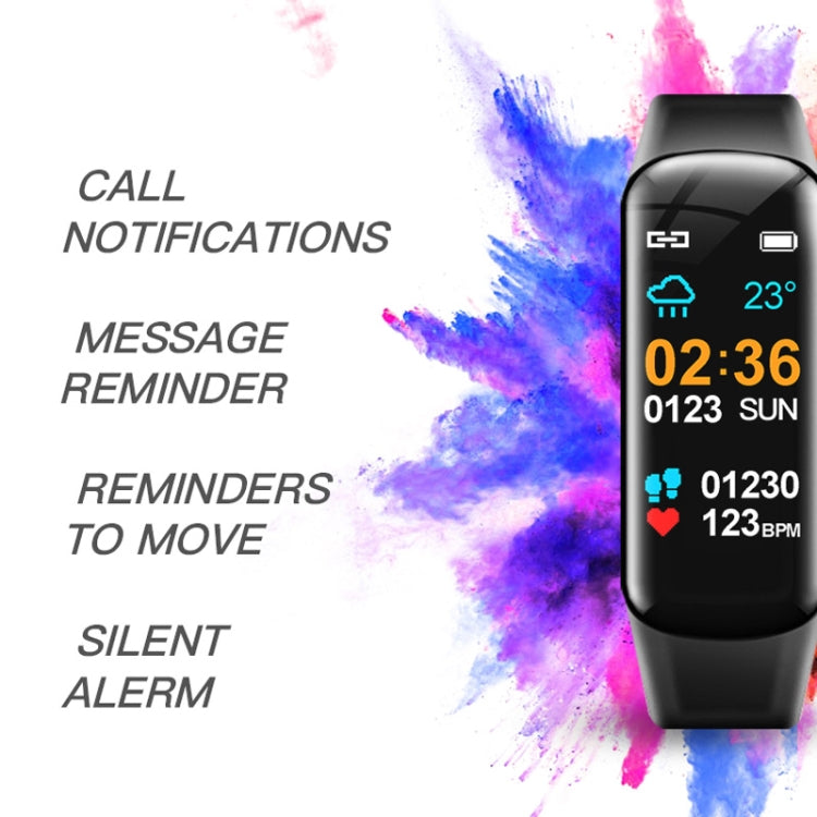 DOMIN0 C1S Pulsera inteligente con pantalla a color IPS de 0,96 pulgadas