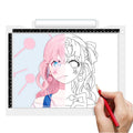 A4-19 6.5W Tres niveles de brillo Regulable A4 LED Dibujo Sketchpad Light Pad con cable USB