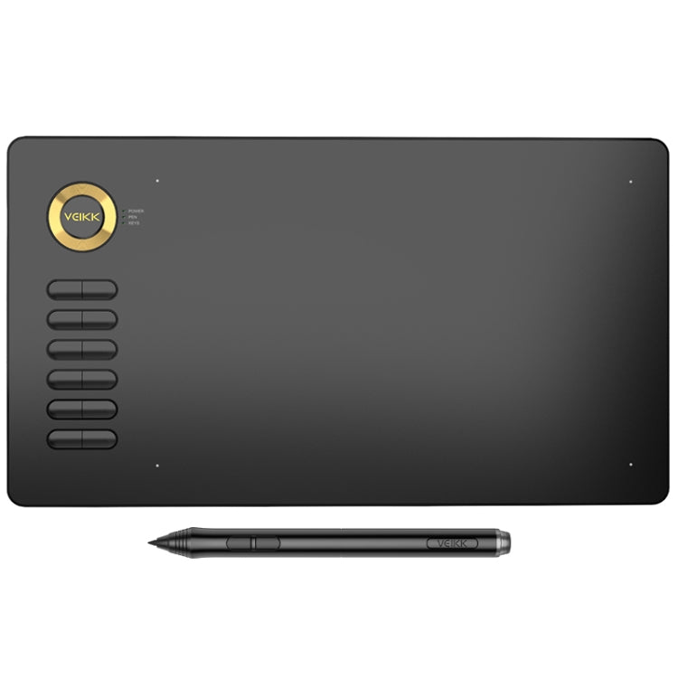 VEIKK A15 10x6 pulgadas 5080 LPI tableta gráfica electrónica táctil inteligente, con interfaz tipo C, A15 Gold, A15 Blue, A15 Beige, A15 Red