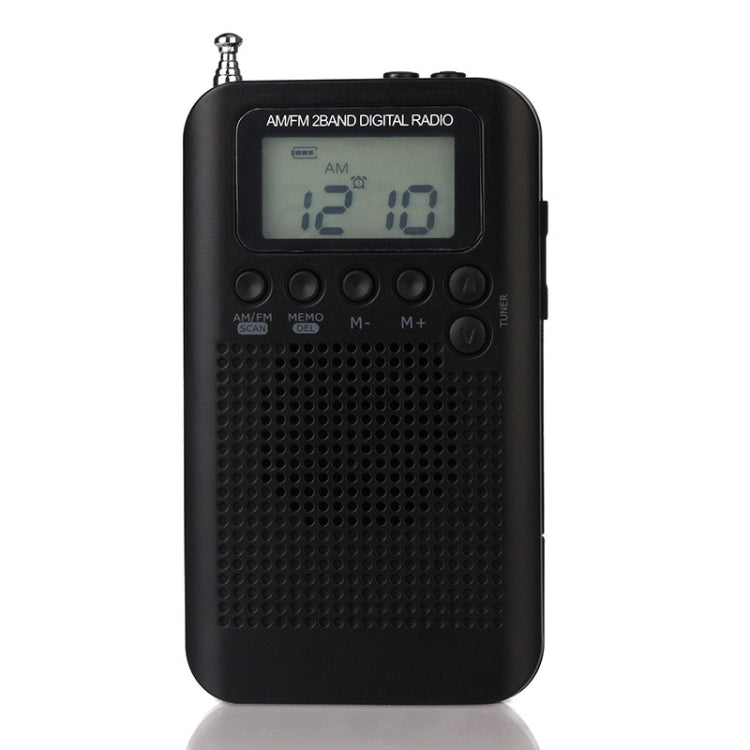 HRD-104 Mini Radio Portátil FM + AM de Dos Bandas con Altavoz