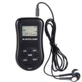 HRD-107 DSP Radio FM estéreo portátil con pantalla digital y auriculares