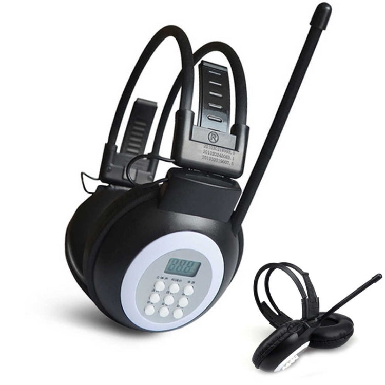 HRD-308S Auriculares portátiles con receptor de radio FM para campus