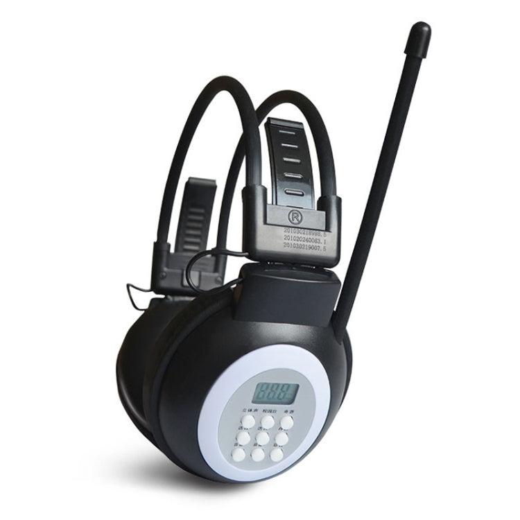 HRD-308S Auriculares portátiles con receptor de radio FM para campus
