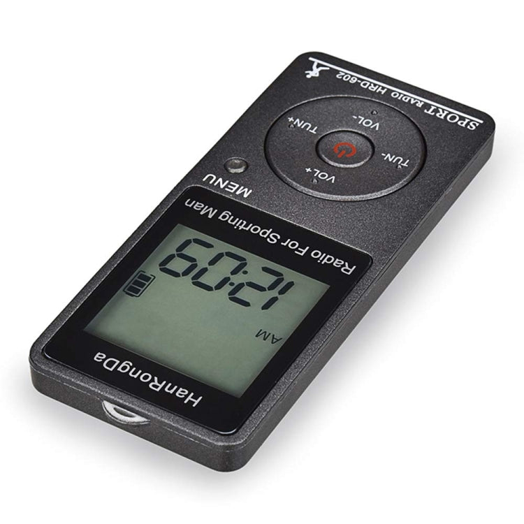 HRD-602 Pantalla digital FM AM Mini radio deportiva con función de conteo de pasos
