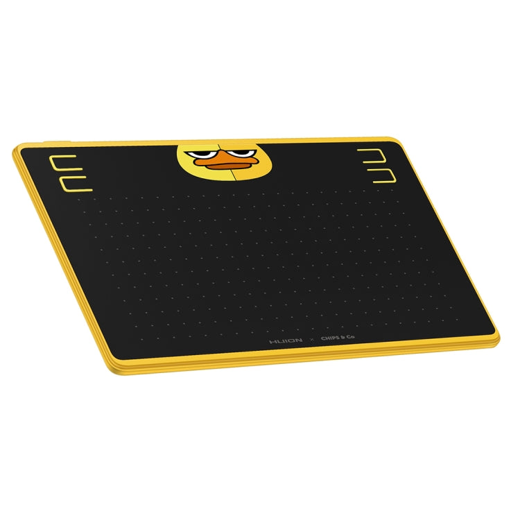 HUION HS64 Chips Edición especial 5080 LPI Tableta de dibujo artístico con bolígrafo sin batería para divertirse, HS64