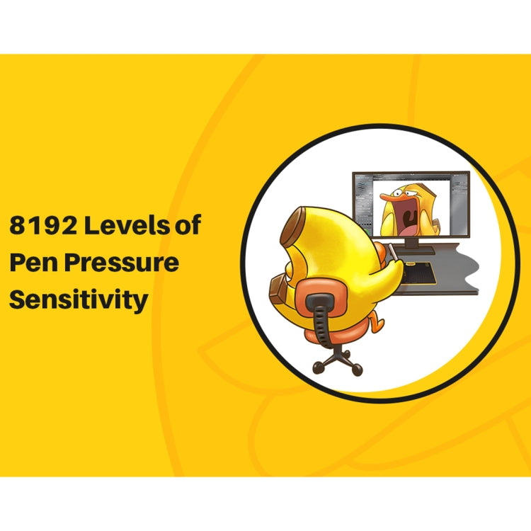 HUION HS64 Chips Edición especial 5080 LPI Tableta de dibujo artístico con bolígrafo sin batería para divertirse, HS64