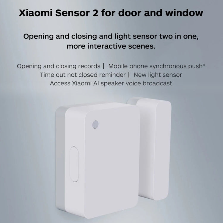 Mini sensor inteligente de ventana de puerta Xiaomi original para dispositivos Xiaomi Smart Home Suite, con el uso de puerta de enlace multifuncional Xiaomi (CA1001)
