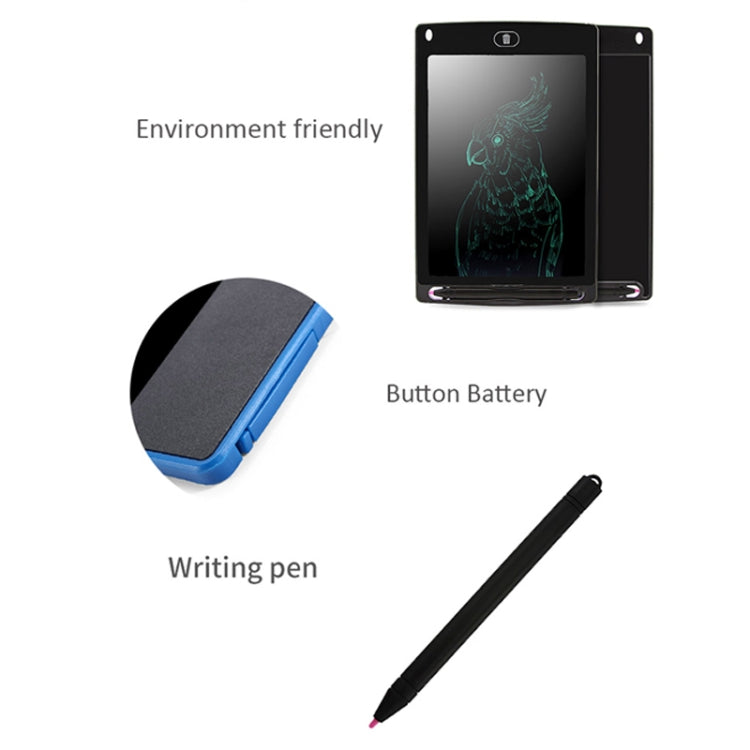 Tableta de escritura LCD portátil de 8,5 pulgadas, dibujo, Graffiti, almohadilla electrónica de escritura a mano, tablero gráfico de mensajes, papel de borrador con bolígrafo de escritura, 8.5 inch Black, 8.5 inch Green, 8.5 inch Blue, 8.5 inch Red    ...