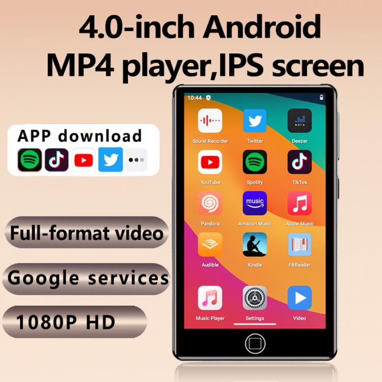 Tablet PC UNIWA MP004 de 4 pulgadas con pantalla IPS, Android 14, IA, reproductor de música inteligente, 3 GB + 32 GB, 3GB+32GB