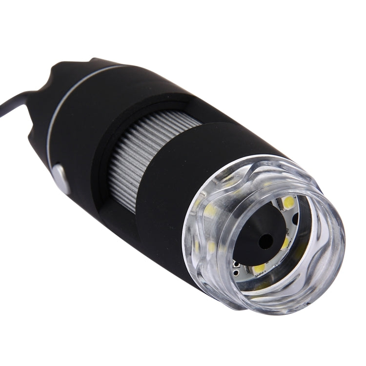 Microscopio digital USB con sensor de imagen de 0,3 MP y lupa 1000X con 8 LED y soporte profesional, 1000X