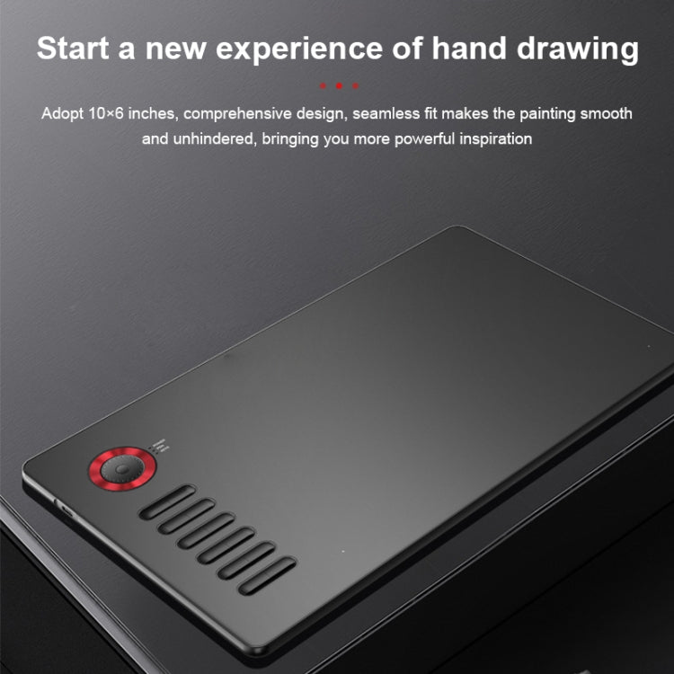 VEIKK A15PRO 10x6 pulgadas 5080 LPI interfaz tipo C tableta gráfica electrónica táctil inteligente