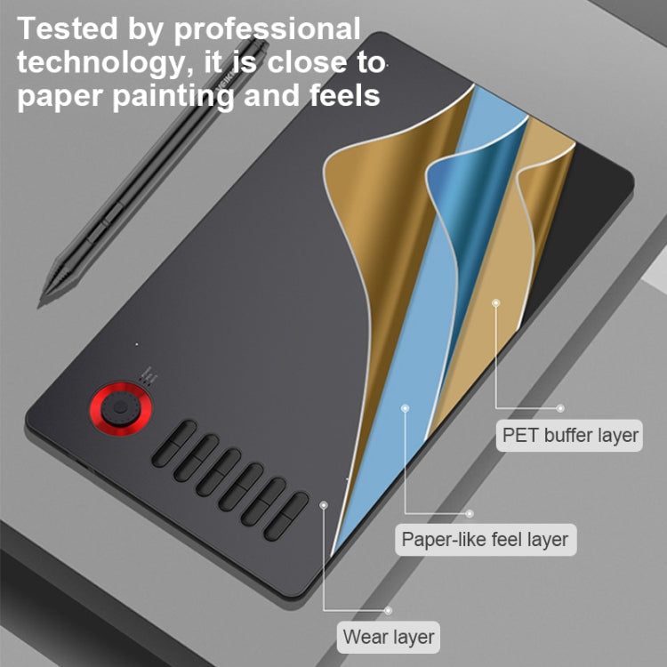 VEIKK A15PRO 10x6 pulgadas 5080 LPI interfaz tipo C tableta gráfica electrónica táctil inteligente