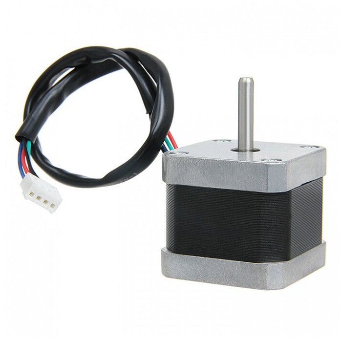 Motor paso a paso Nema 17, 42 BYG con eje invertido