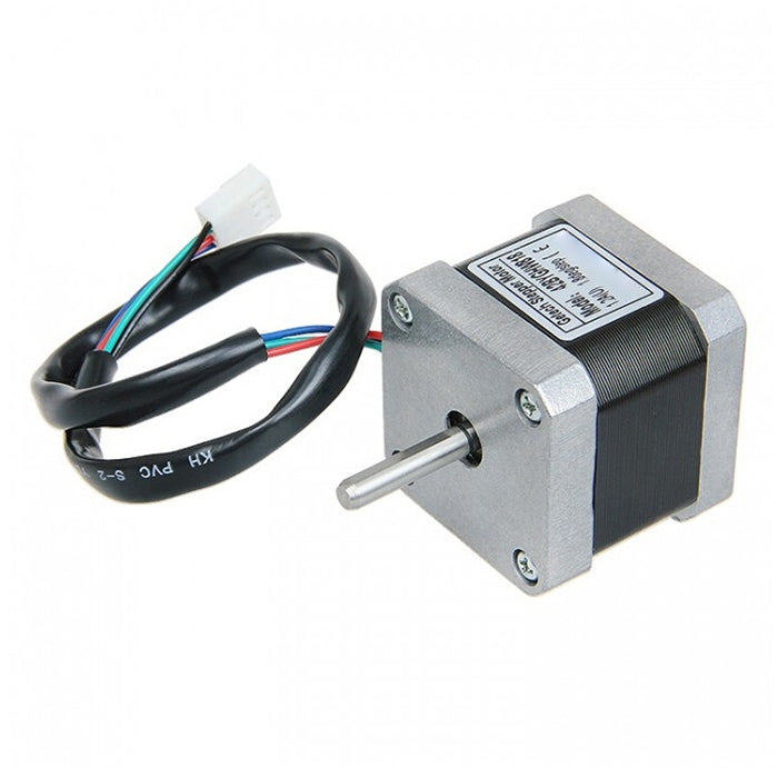 Motor paso a paso Nema 17, 42 BYG con eje invertido