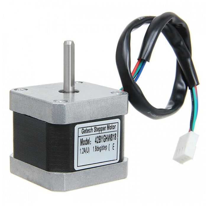 Motor paso a paso Nema 17, 42 BYG con eje invertido